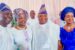 Osun governor Ademola Adeleke congratulates the President on Supreme Court victory during meeting with his daughter, Folasade Ojo-Tinubu