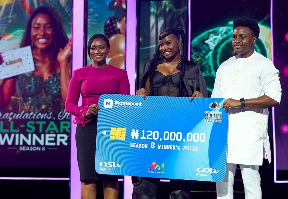 BBNaija All Stars: 'GenZ Badie' Ilebaye Presented With N120m Star Prize ...