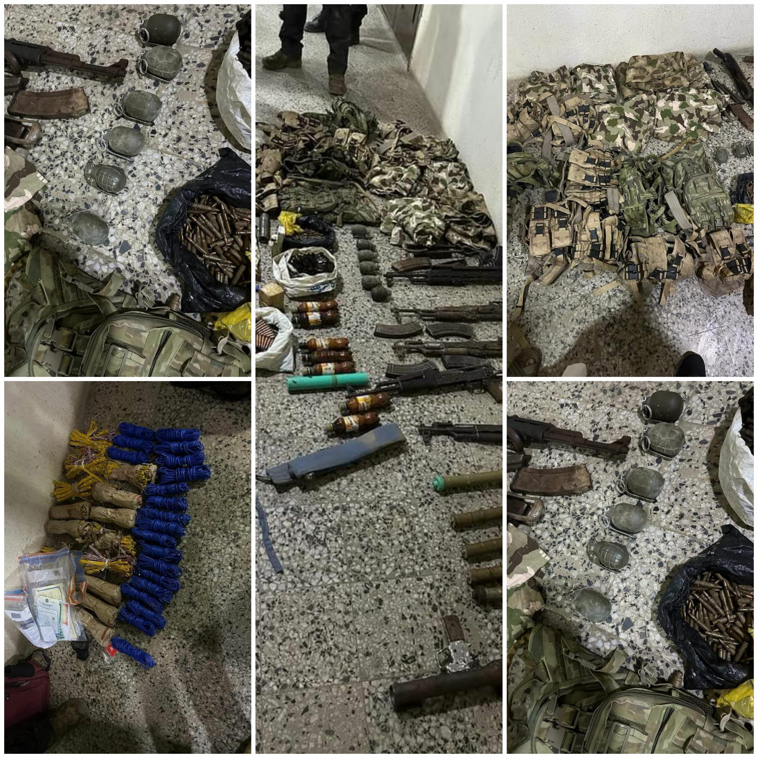 Troops of Nigerian Army, DSS foil Boko Haram attack arrest 2 suspects, recover dangerous weapons in a raid at Gezawa LGA of Kano State.