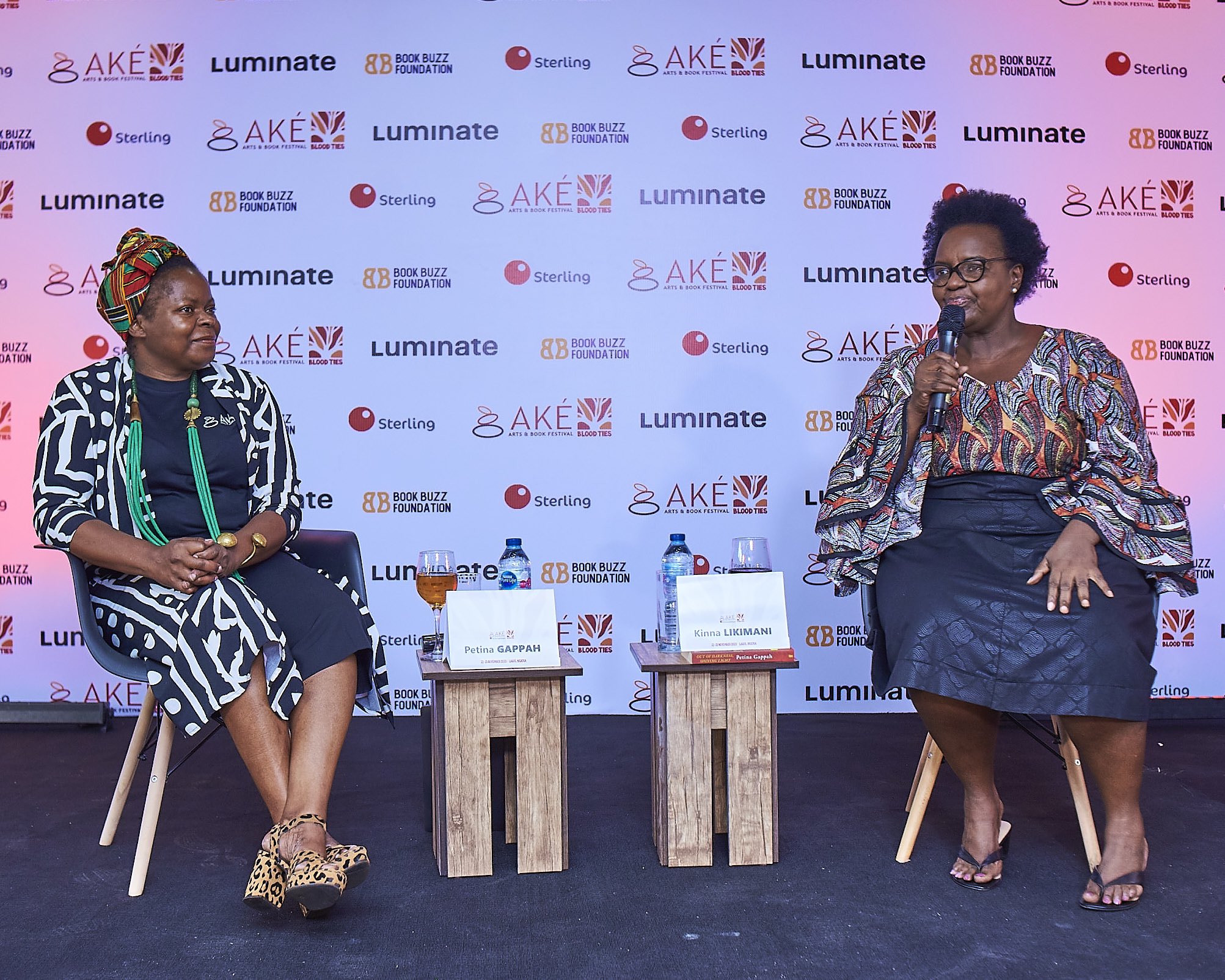 Zimbabwean writer Petina Gappah thrills audience with tales from her forthcoming memoir, Heaven is a Library at the Ake Arts and Books Festival