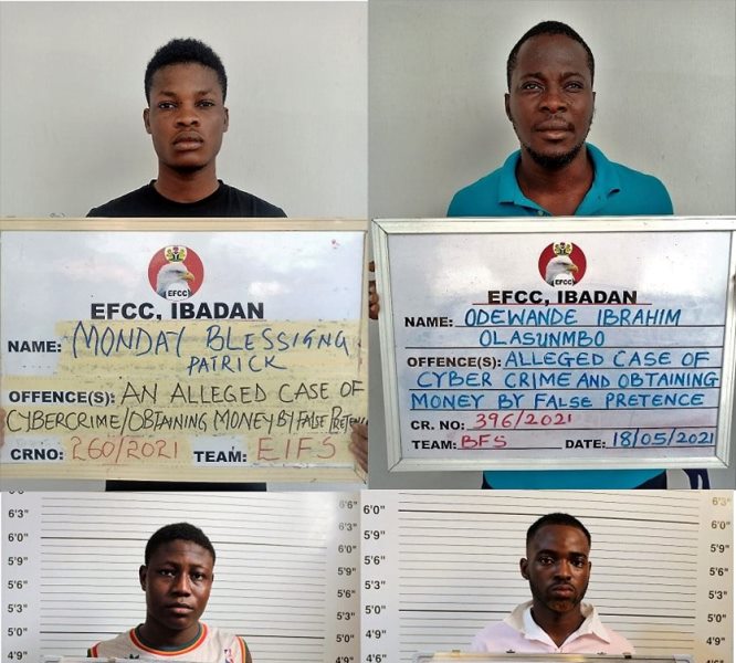 41 internet fraudsters jailed in Oyo, Ogun