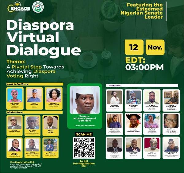 2027 Election: Senate Leader, 12 others to lead discussions at diaspora forum