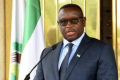 President Maada Bio of Sierra Leone