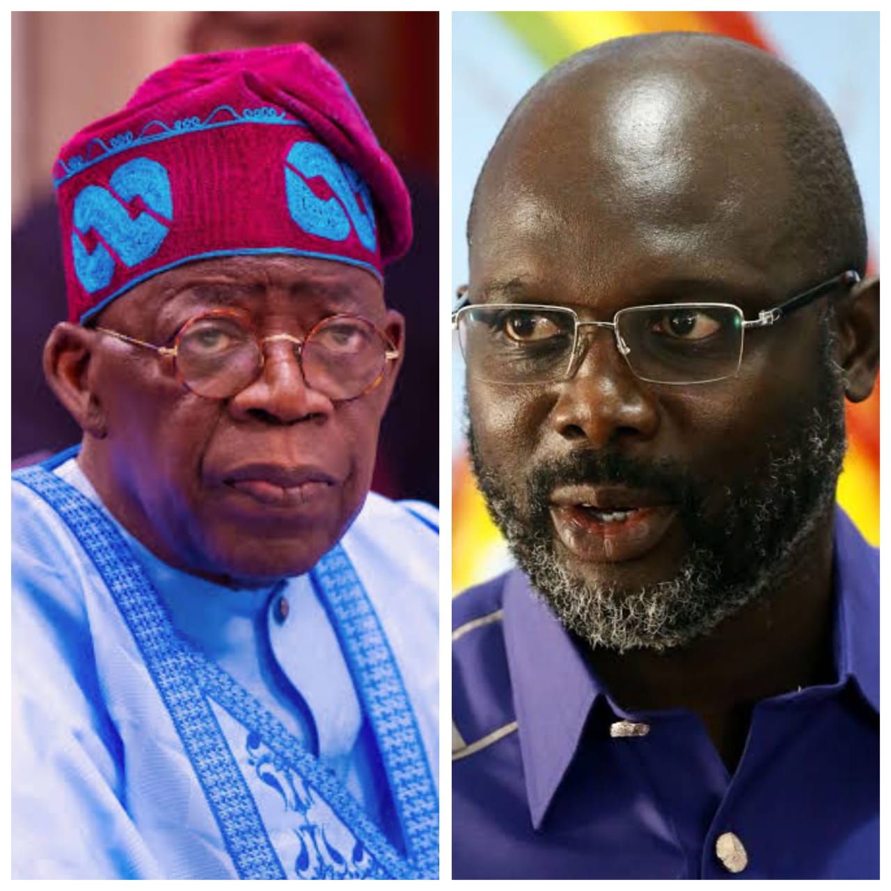 President Tinubu commends George Weah for accepting defeat - P.M. News