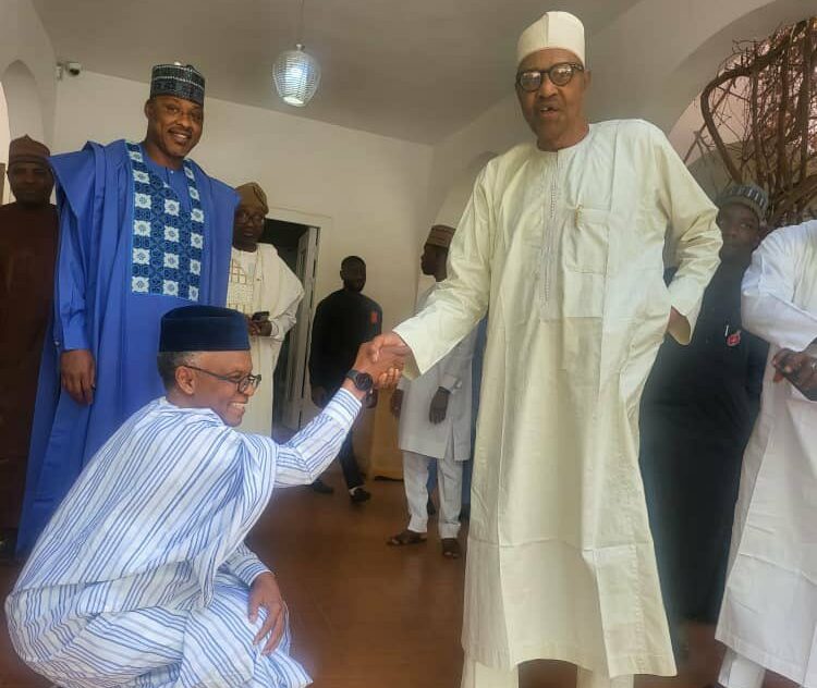 Moment El-Rufai visited former Buhari in Daura