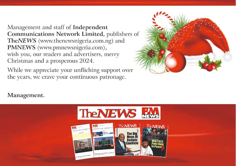 ICNL wishes readers, advertisers Merry Christmas, prosperous New Year