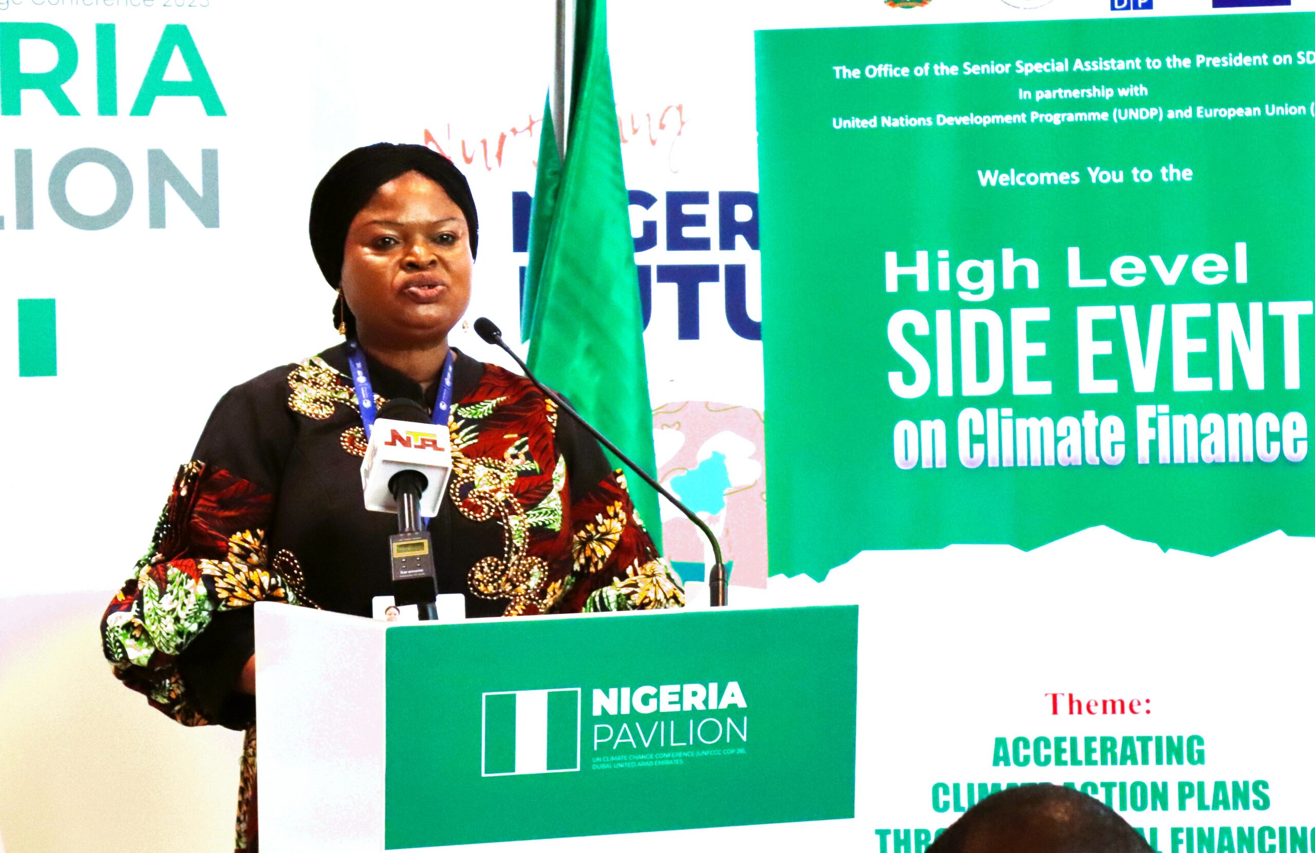 SSAP-SDGs, Princess Adejoke Orelope-Adefulire, EU, UNDP advocate use and adoption of INFFs to push climate action financing at COP28