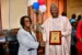 NEC honours INEC Chairman, Prof. Mahmood Yakubu for his indispensable contributions to democratic development of Liberia