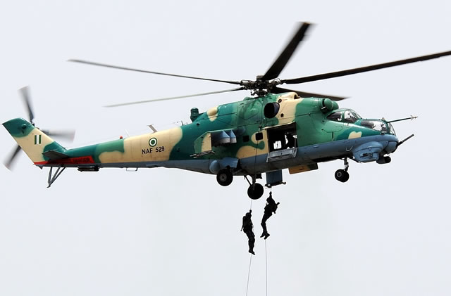 The Air Component troops of the Operation FANSAN YAMMA kill 80 notorious bandits in Jibia, Katsina state, destroying their camps, equipment.