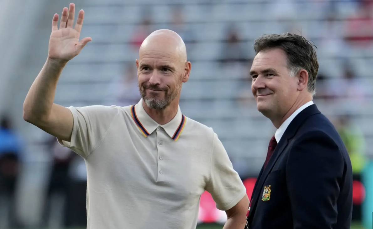 Ten Hag and John Murtough