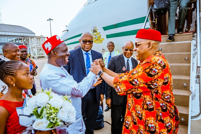 VP Kashim Shettima commends Chukwuma Soludo strides in Anambra, pledges FG's support for the state to tackle erosion its ecological challenges