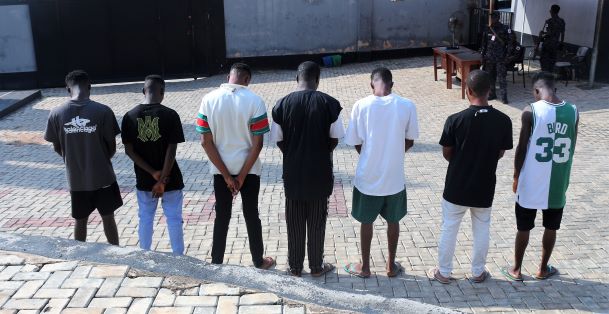 EFCC arrests twins brother, Taiwo and Kehinde Adio, 5 others for alleged involvement in internet fraud activities in Ibadan, Oyo State