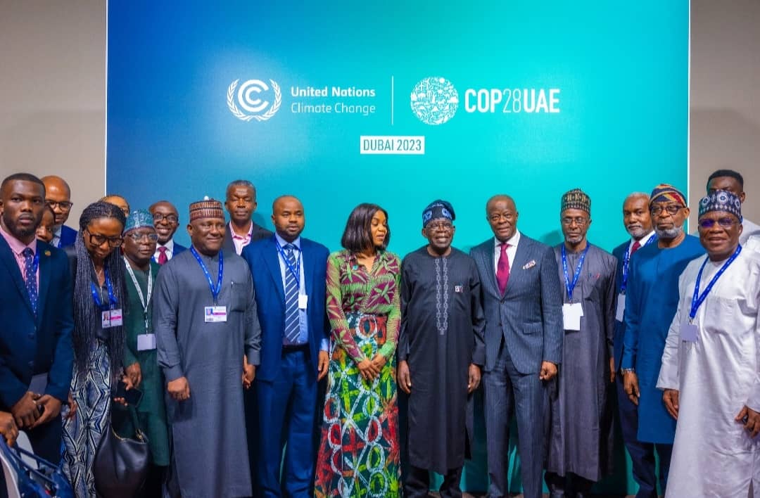 Nigeria officials at COP28 in Dubai