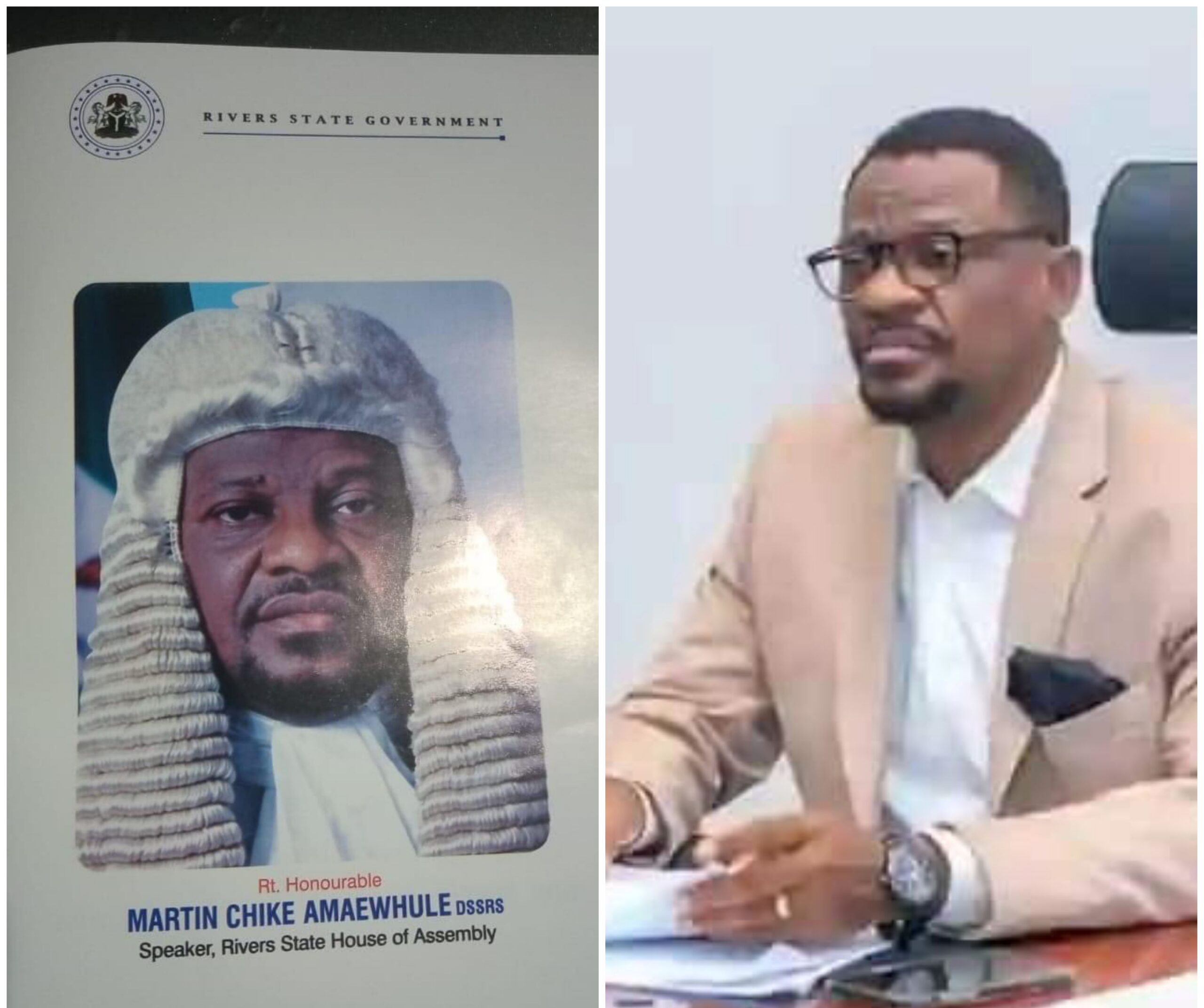 In line with the peace deal he reached with his predecessor, Nyesom Wike, Gov. Fubara recognizes Martin Amaehwule as Speaker of Rivers Assembly