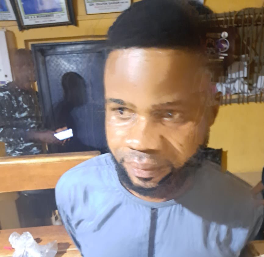 Police arrest Olamilekan Odofin alleged to be the leader of Yoruba Nation agitators who took over the Ojota area of Lagos on 23 January,2023