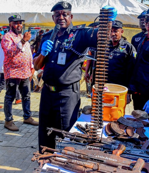 Police parade four deadly robbers, say five others killed