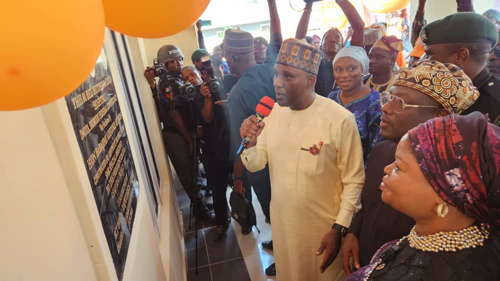 Reps Speaker Tajudeen Abass unveils 80-bed a fully equipped Mother and Child Centre delivered by OSSAP-SDGs at Imota community, Lagos State 