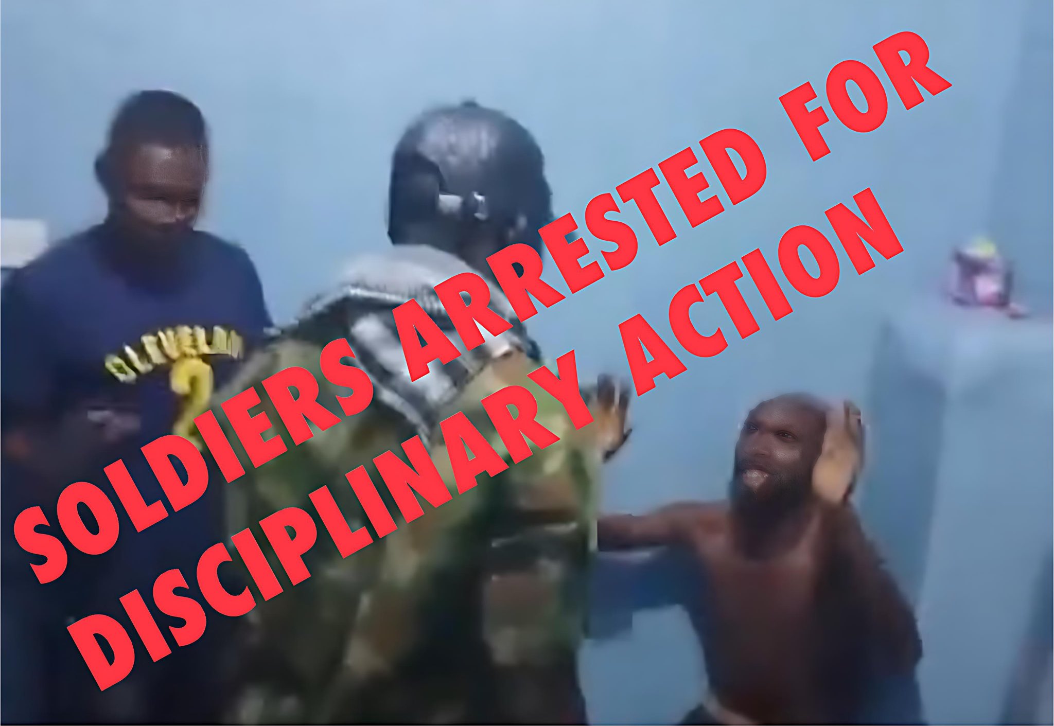 Nigerian Army says two soldiers shown in a video that has gone viral brutalising a civilian in Rivers State have been arrested.