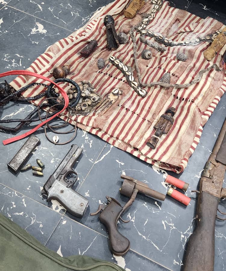 Items recovered from Butcher