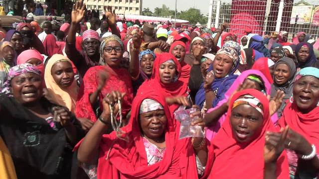 Women group prays for victory of Governor Abba Kabir Yusuf ahead of the Supreme Court verdict on the 2023 governorship election in Kano.