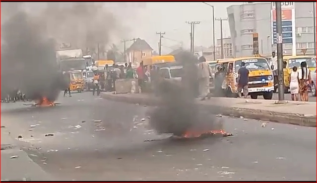Mayhem in Abule Egba as Okada riders, Taskforce clash