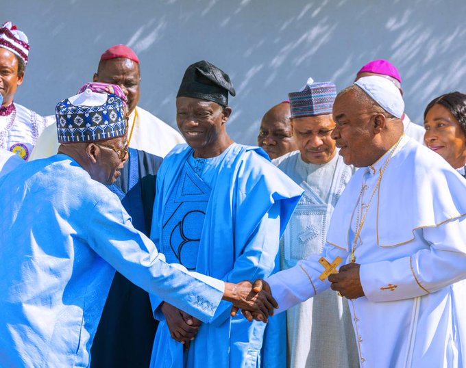 Tinubu asks CAN to support his fight against corruption