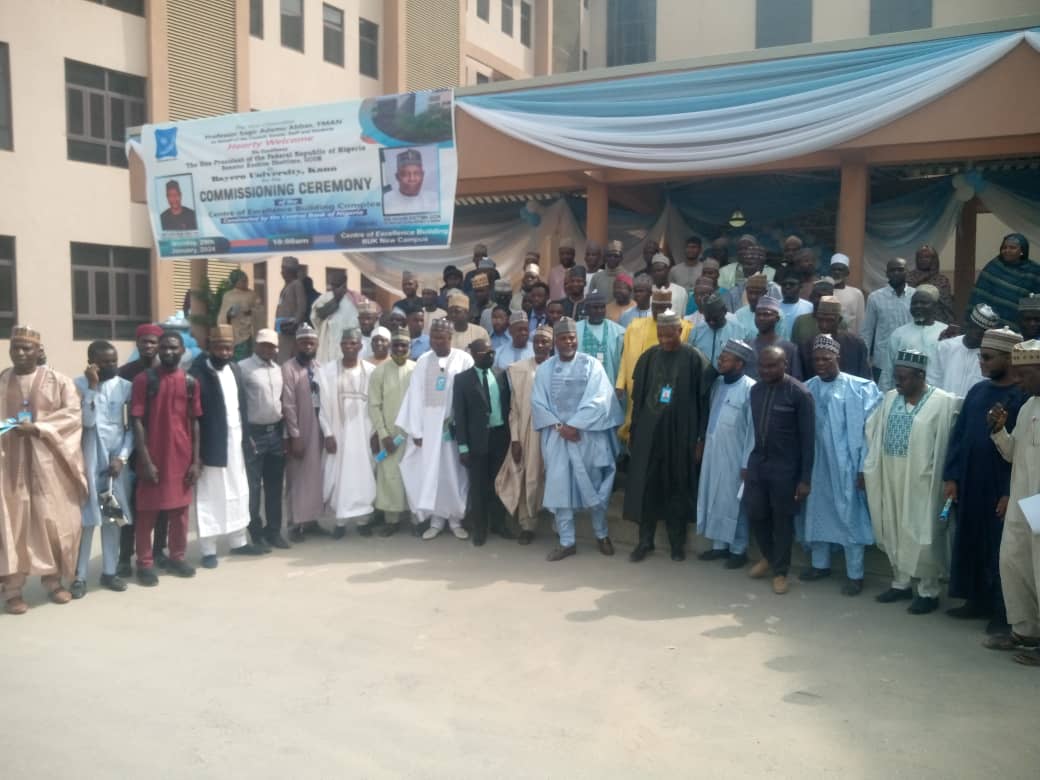 VP Kashim Shettima commissions CBN Centre of Excellence estimated to have cost about N15 billion at Bayero University, Kano (BUK).