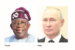 Nigerian President Bola Tinubu (left) and Russian President Vladimir Putin