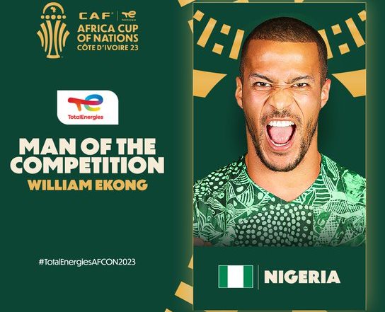 Troost-Ekong wins best player of AFCON tournament award