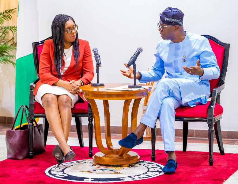 Kemi Badenoch with Sanwo-Olu