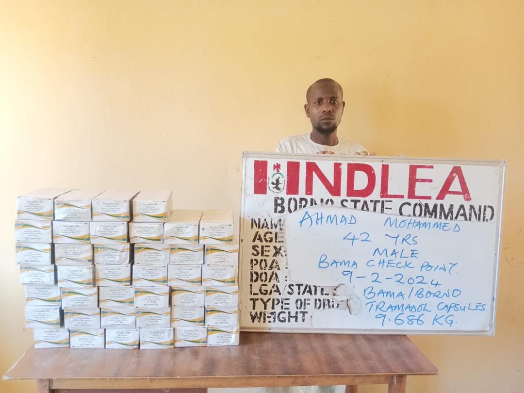 Mohammed, supplier of drugs to terrorists cracked in Borno