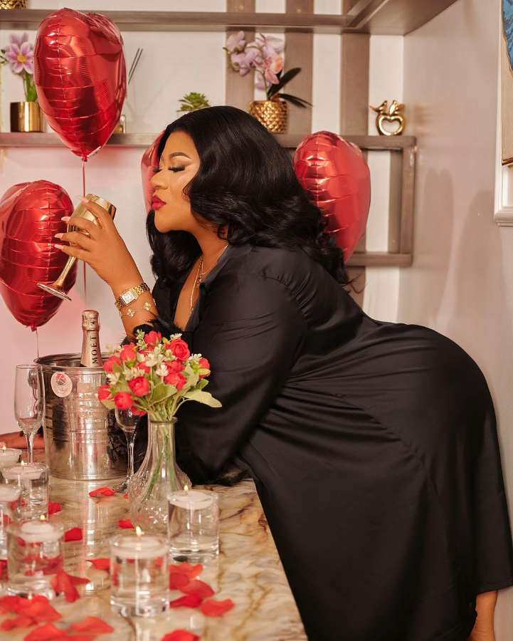 Nkechi Blessing Turns 35 With Stunning Valentine Themed Photos