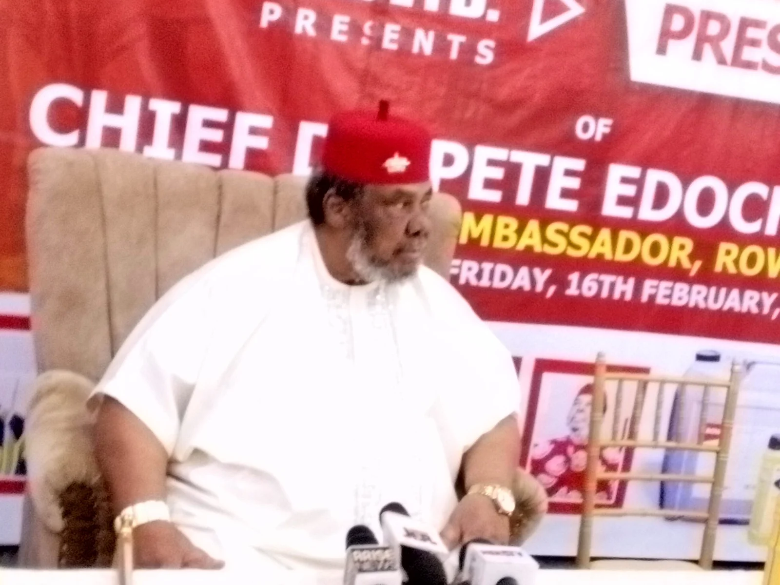 Rowe Motor Oil unveils Nollywood Actor Pete Edochie as ambassador