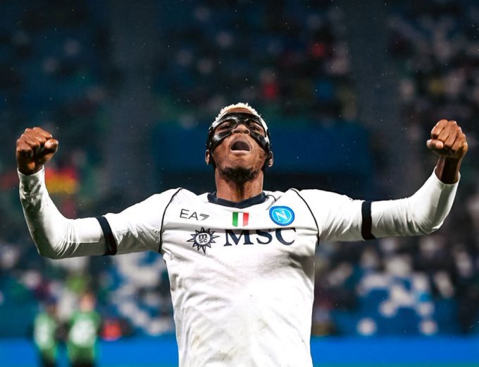 Red-hot Osimhen grabs hat-trick as Napoli crush Sassuolo