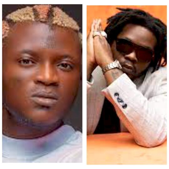 Portable(Left) Olamide(Right)