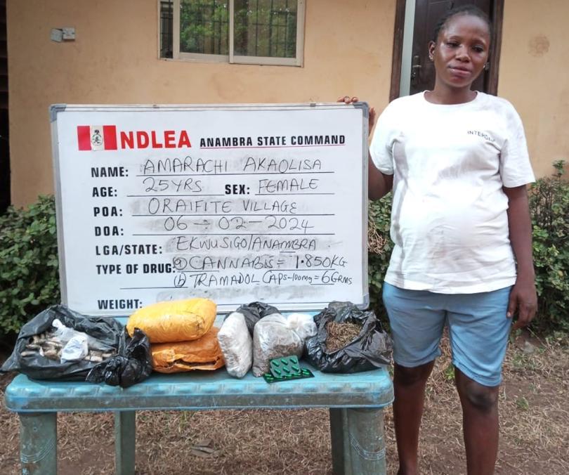 Pregnant woman, five others busted for drugs in Anambra