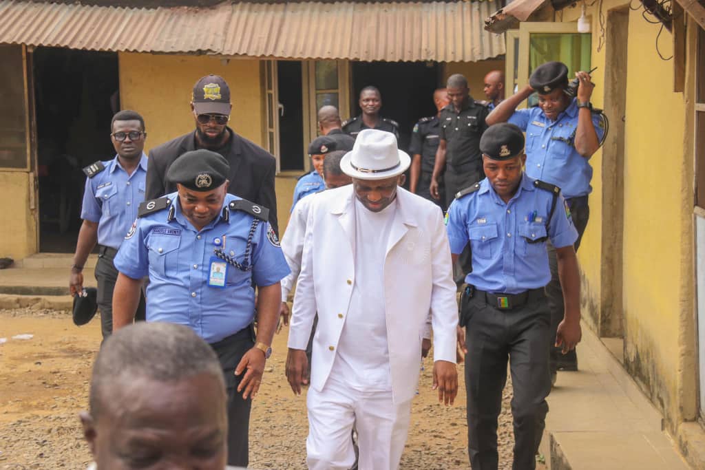 INRI Leader, Primate Elijah Ayodele visited Police formations in Lagos on Thursday 1st of Feb. 2024