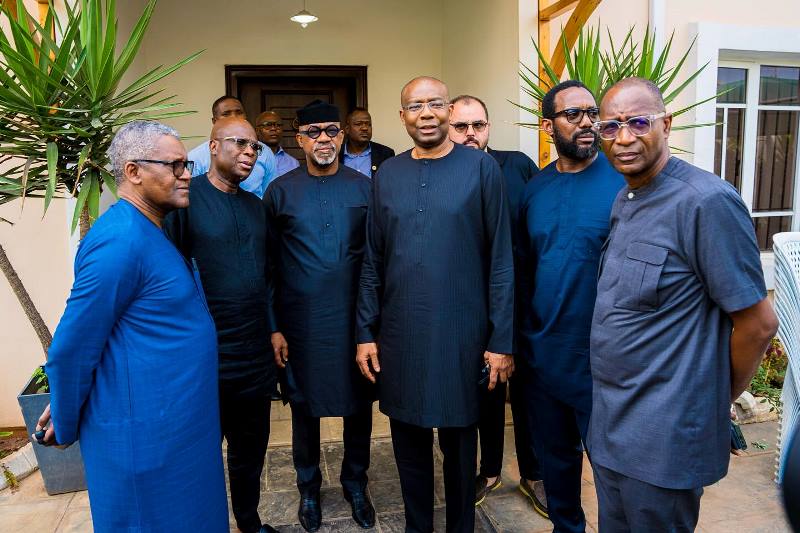 Abiodun, Dangote, Utomi, others storm Wigwe's family house