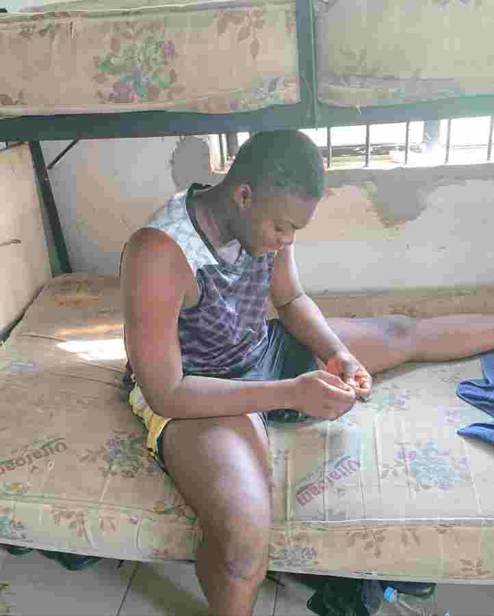 Cute Abiola Military cell