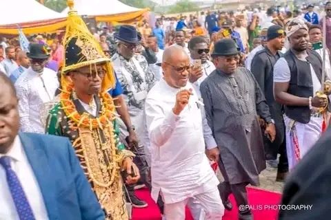 FCT Minister, Nyesom Wike says peace has been restored in Rivers State due to the intervention of President Bola Ahmed Tinubu.