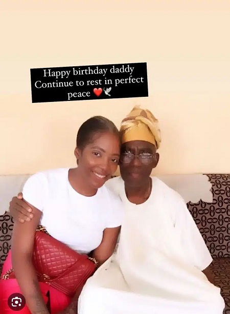 Tiwa Savage honours late father on his birthday