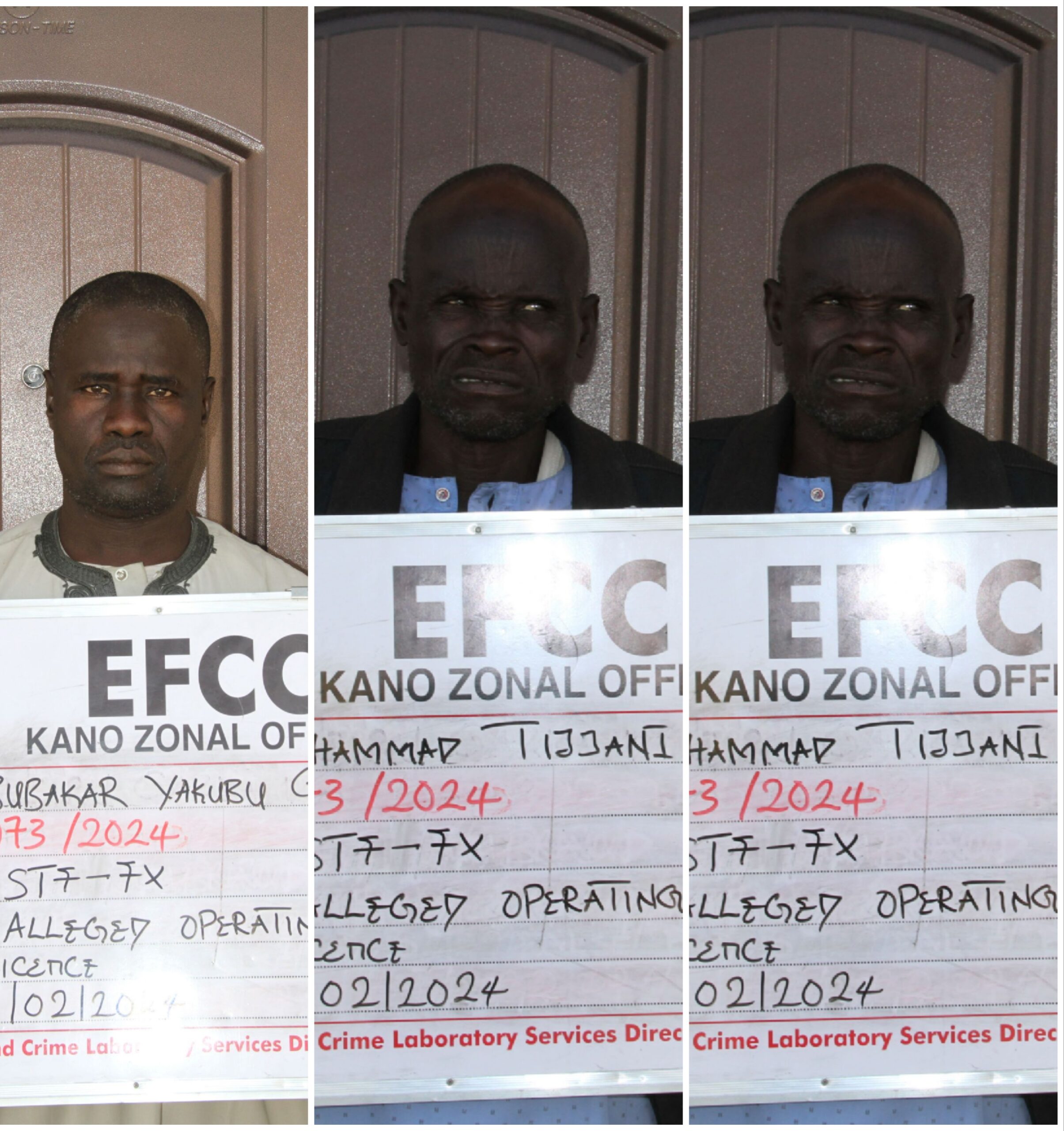 Court sentences three illegal bureau de operators in Kano State to three years imprisonment for operating without requisite licence.