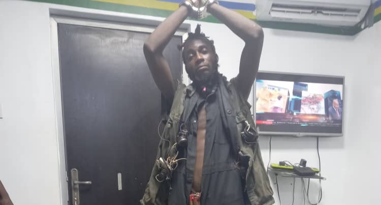 One Olaseinde Ojo, an armed robber who disguises as a lunatic was one of the suspects recently arrested by the police in Lagos, FCT