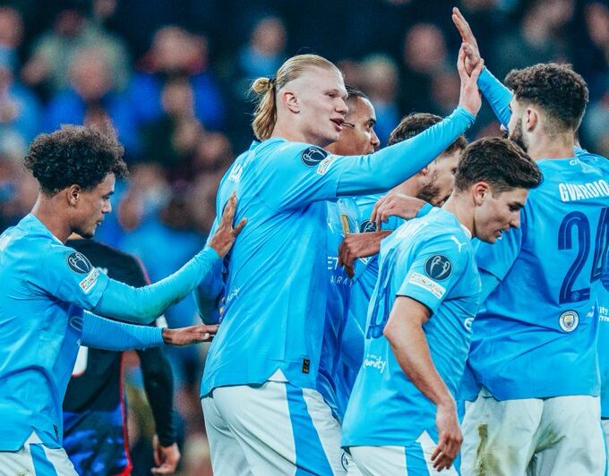 Man. City thrash Copenhagen to reach Champions League quarter-finals