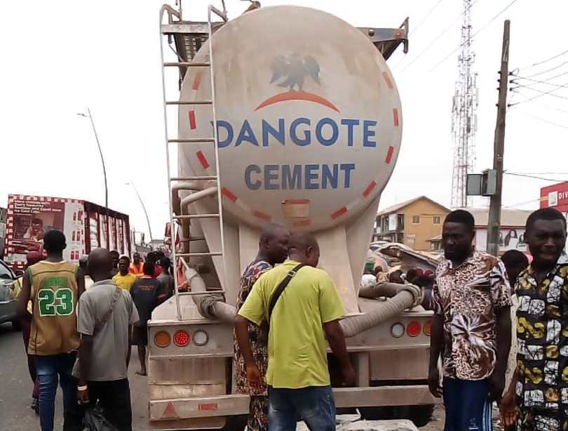 Dangote truck crushes woman to death in Lagos