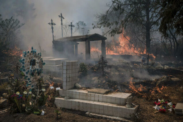 Forest fires in Mexico