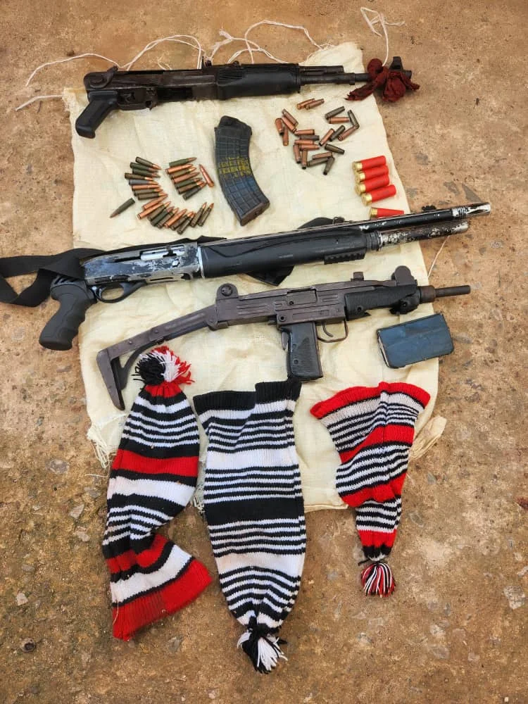 Items recovered by the Police from raided IPOB/ESN hideouts in Enugu