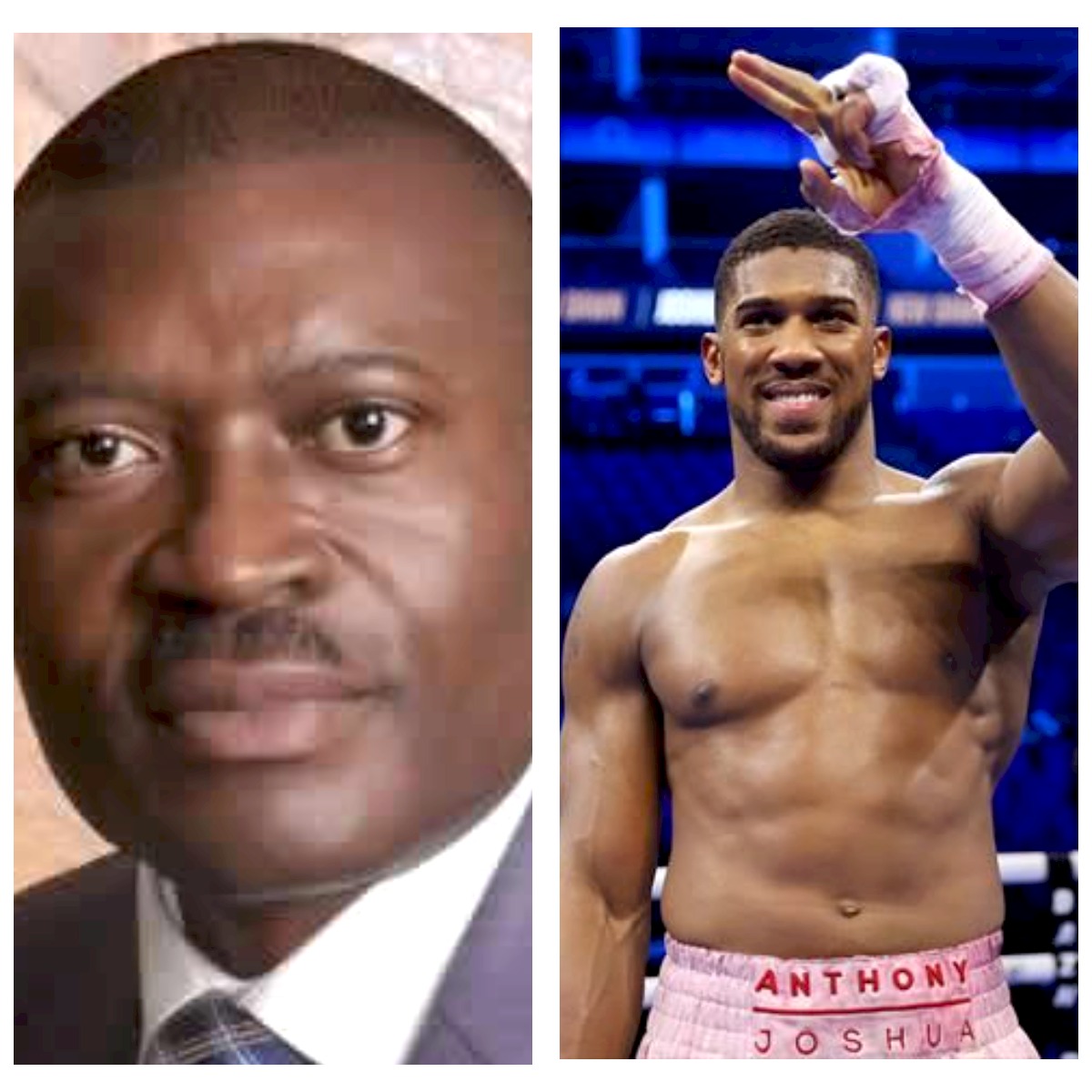 'It's too tight here' - Actor Kanayo reacts following Anthony Joshua's win