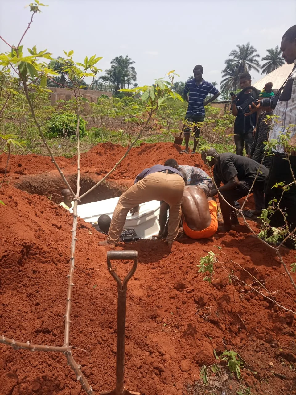 The remains of late NAN employee, Mercy Ngozi, interred in Ubulu-Uku, Delta State