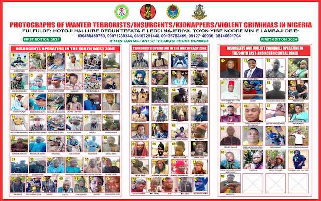 Nigeria's military declares IPOB leader Simon Ekpa, 96 other terrorists kingpins wanted over involvement in various heinous crimes
